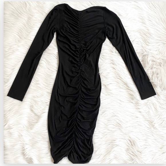 Rachel Pally Ruched Black Bodycon Dress - Picture 5 of 8